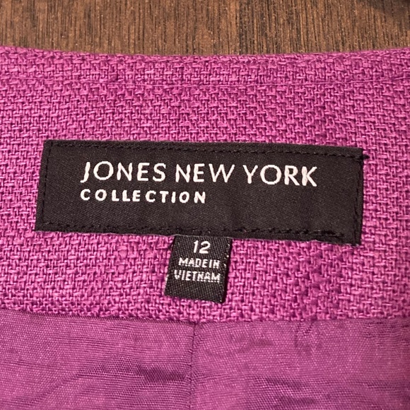 Jones New York Blazer Suit Jacket Purple - Picture 2 of 6